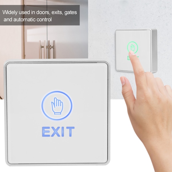 Berøringsfølsom døråpningskontrollsystem Bryter Hjemmesikkerhet Lås Opp Utgangsknapp