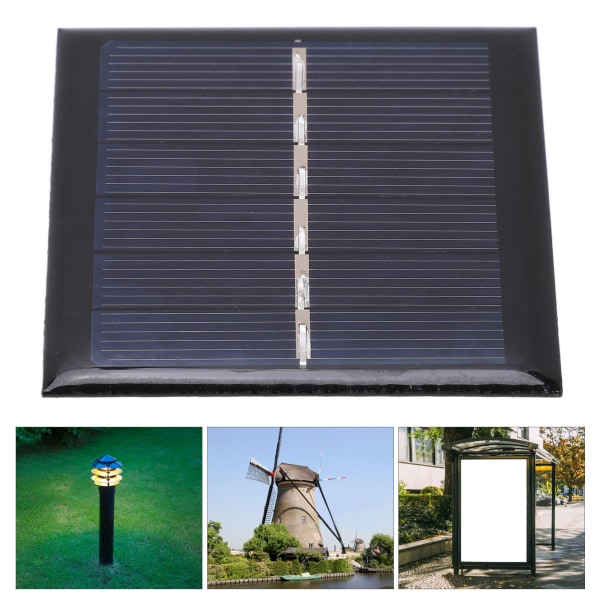 Kannettava 0,6 W 3 V polypii-aurinkopaneeli A-tason aurinkolatauskorttimoduuli aurinkopuutarhavalaistukseen