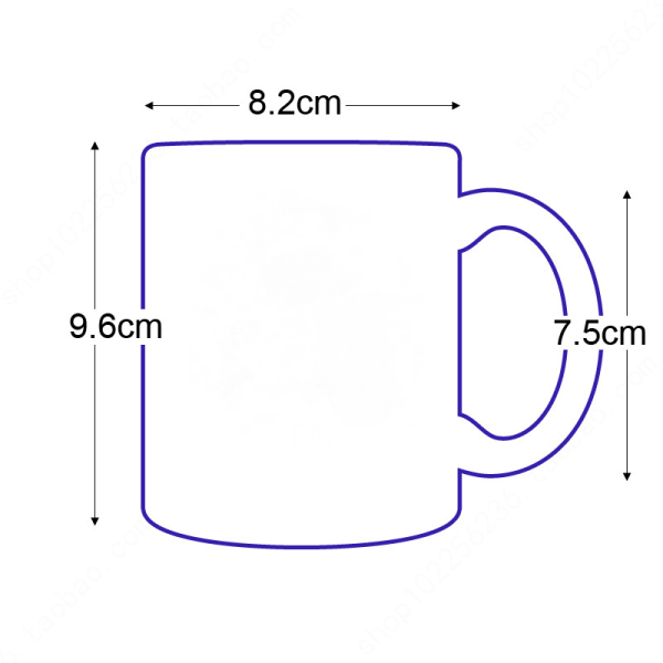 One Piece handmålad keramikmugg 11oz vänner present kaffe vattenkopp animation vattenkopp