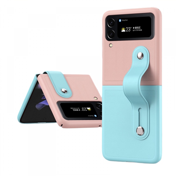 Designet til Samsung Galaxy Z Flip 3 Telefon Cover, Armbånd PC Beskyttelses Cover, Anti-Ridse Stødsikkert Smartphone Cover