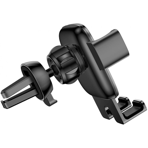 Baseus Cube Gravity, Mobilholder for bil, Grå - Svart, Bilvarmeapparat/Ventilasjonsgitter/Klimaåpning