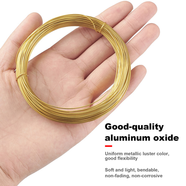 10 ruller farget aluminiumstråd oksydert fleksibel sykkelvevingsform DIY håndverksfremstilling 0,8 mm