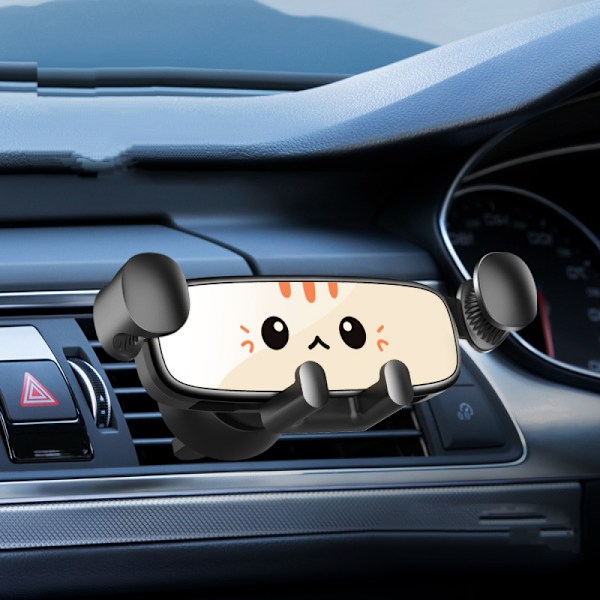 Puhelinpidike autoon [Päivitetty pidike ei koskaan putoa] Autopuhelinpidike, autotuuletusaukkoon kiinnitettävä handsfree-puhelinpidike autoon, sopii A-malliin