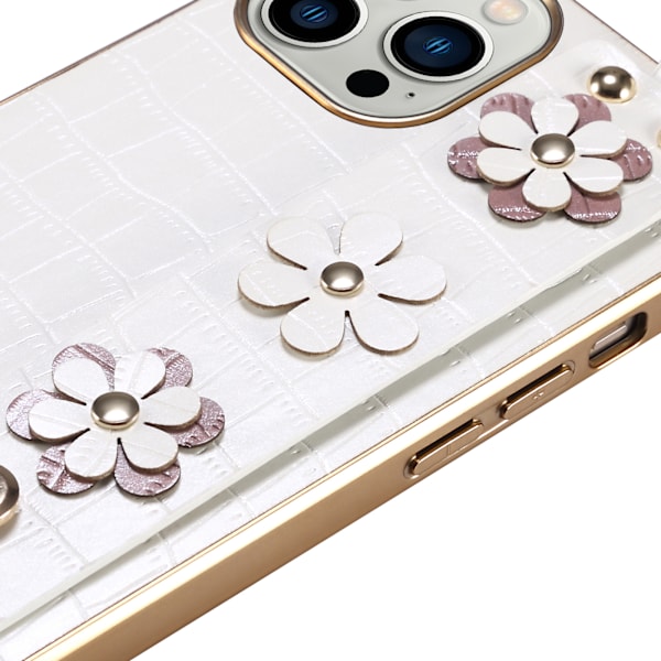 PU Läder Telefonfodral med Ställ Robust Skyddande Baksida Kompatibel iPhone13