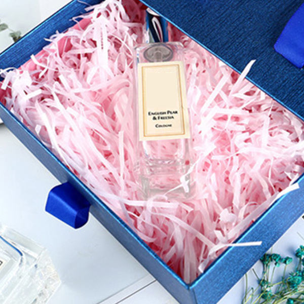 Pappersstrimlare Fyllning Utsökta Ljusa Färger Luktfri Raffia Fyllning Presentförpackning Stoppning för Presentförpackningsdekoration Light Pink 100g