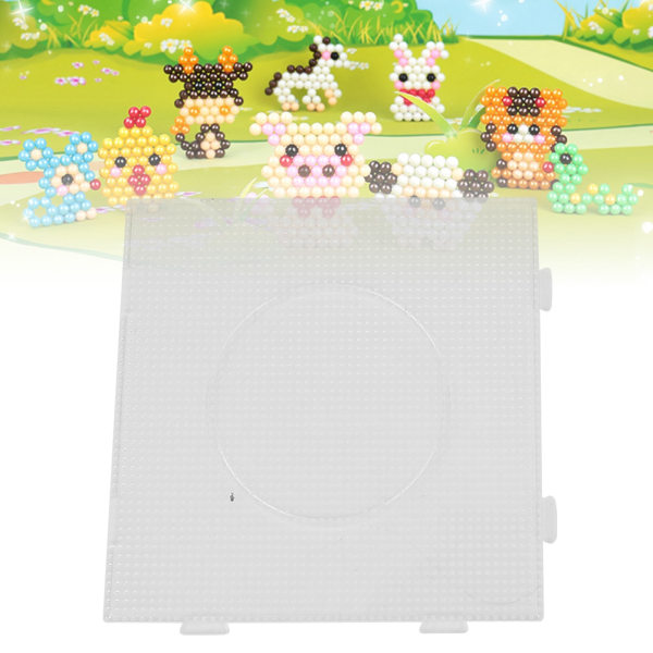 Transparent Geometric Pegboard Template Kids Children Toys for 2.6mm Perler Beads