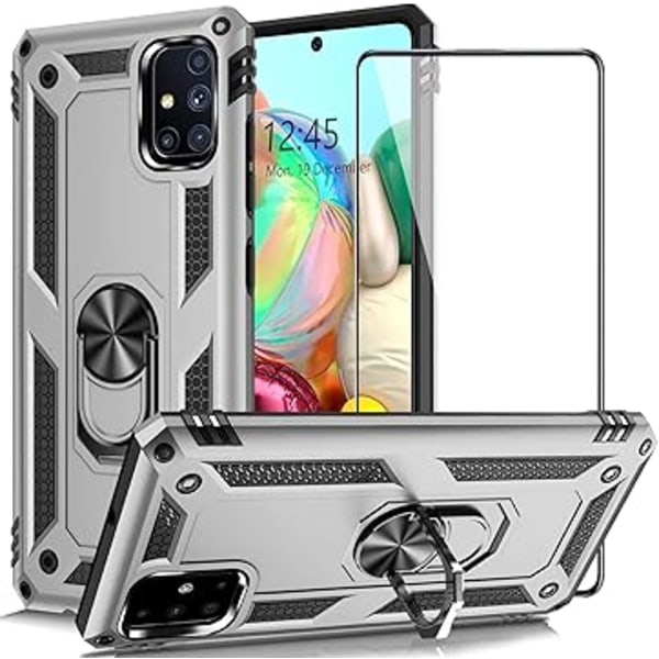 Samsung Galaxy A71 mobilskal, militärklassat stöttåligt skydd, klarar 4,5 meters falltest, skyddande skal med magnetiskt stöd