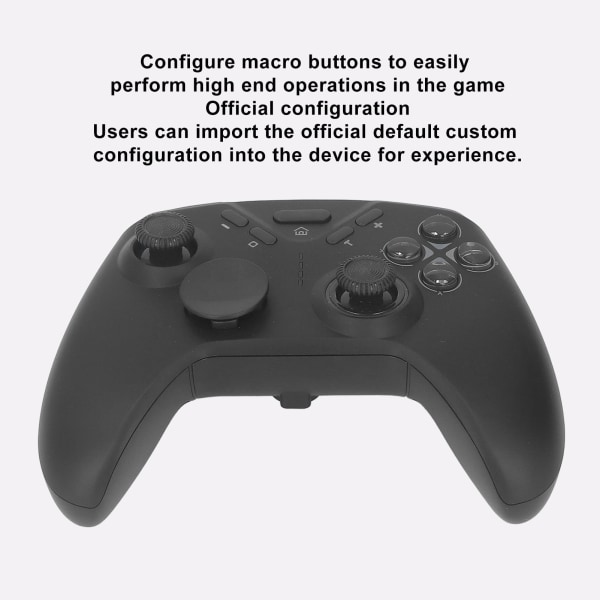 Trådløs spillkontroller Profesjonell ergonomisk følsom Hjem USB Gamepad Joystick for Android Svart