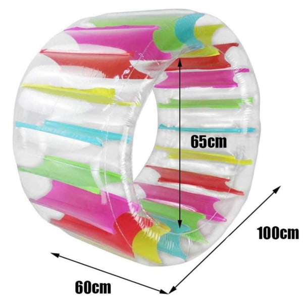 Summer Inflatable Water Wheel Simming Pool Water Wheel Hamster Wheel Water Toy Water Roller Roller Float