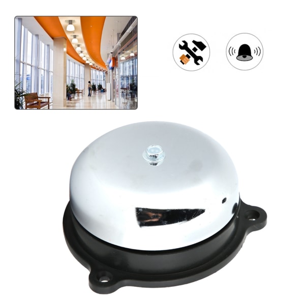 100mm 4in Electric Ring Time Bell No-Sparking Signal Alarm for School Factory Agencies(DC12V )