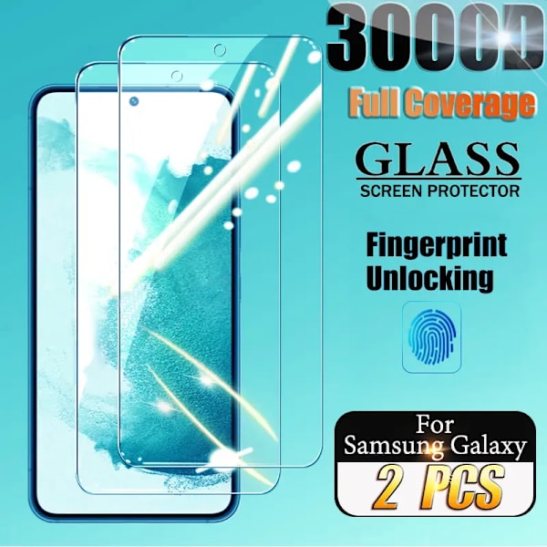 2PCS Härdat Glas För Samsung Galaxy S21 FE Skärmskydd