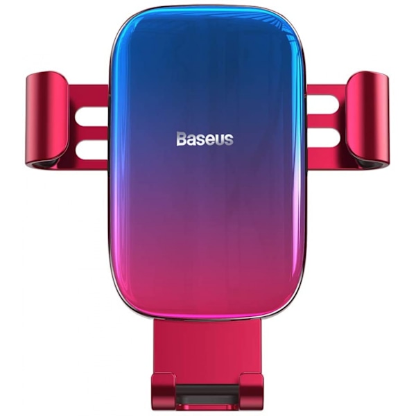Baseus Glaze Gravity Bilhållare Röd-Blå Övergångsfärg Bilvärmare/Ventilation/AC-Fäste Låsdesign