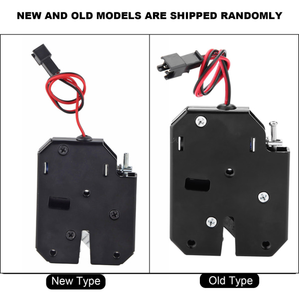 DC 12V Elektrisk styrlås Lådswitch Elektromagnetiskt lås utan detekteringsbrytare