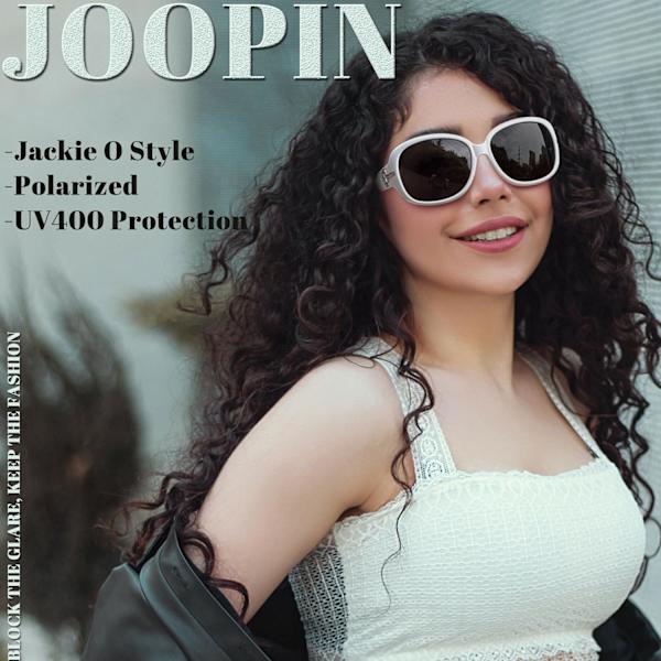 Jackie Solglasögon Överdimensionerade Nyanser för Kvinnor Trendiga Stora Rektangulära Solglasögon UV-skydd Solglasögon white Black