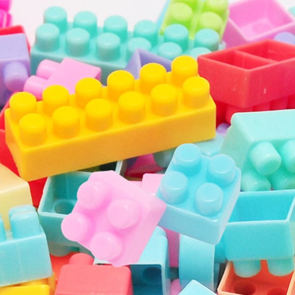 Barnblock leksaker kit byggklossar sensoriska leksaker montering block pedagogisk upplysning leksak typ 3