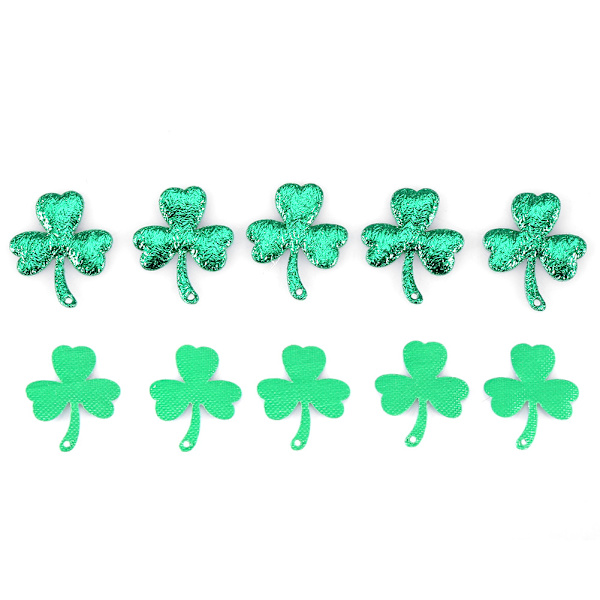 Onnen shamrock-konfetti, vihreä pöytäkonfetti joulujuhlan koristeluun, 300 kpl