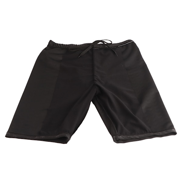 Herr Simbyxor Andningsbara Fashionabla Lätta Bekväma Polyester Manliga Surfshorts Svart 3XL