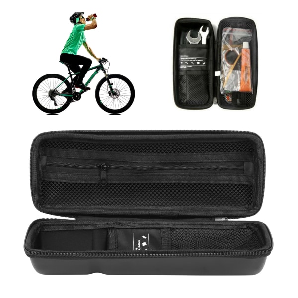 Bottle Shaped Bicycle Bike Bag Box Portable Cycling Repair Tool Kit Storage Holder CaseL Carbon Black