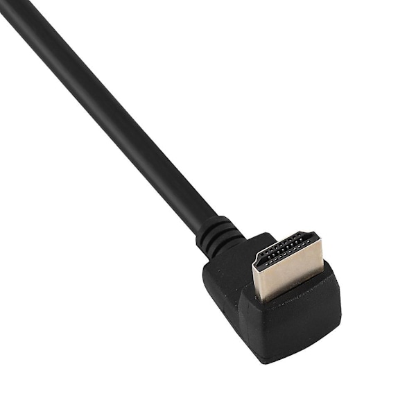 3m høyhastighets 90° bøyd hann til hann HDMI-kabel, støtter 1080p HD og 3D-video