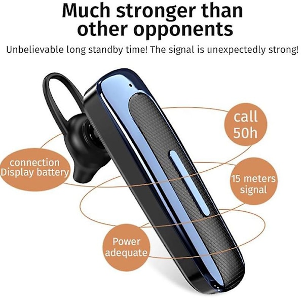 Wireless Stereo Bluetooth Sport Headset Business Hörlurar Löparhörlurar Handsfree med Mikrofon för Telefon
