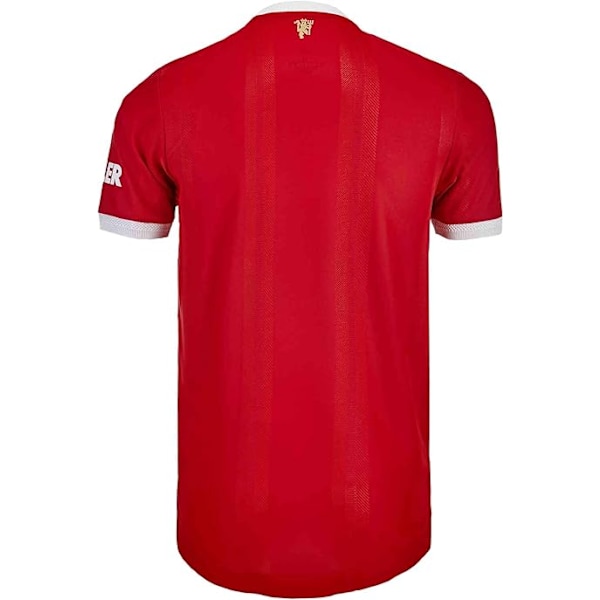 Manchester United Herre Authentic Fodboldtrøje Hjemme 2021/22 (Stor) Rød -AD10--O-