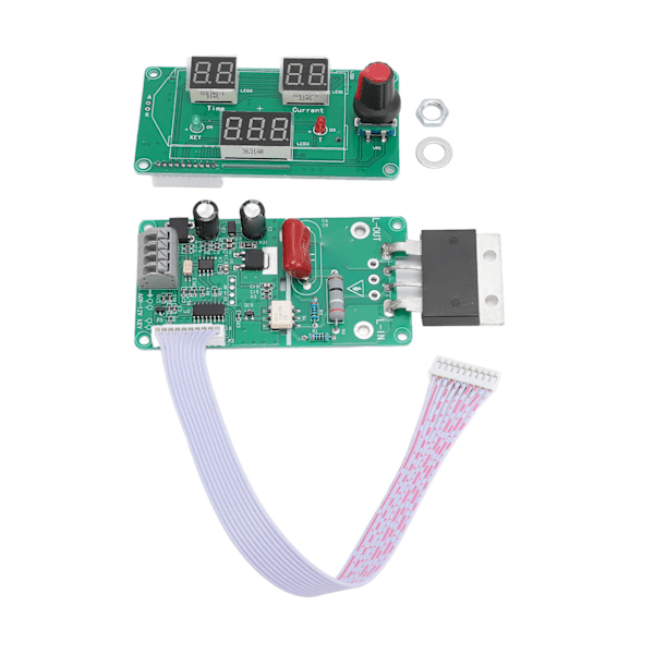 Punkt sveisebatteri kontrollkort 9 til 12V digitalt display 0 til 999 telling Ditital enkeltpuls koder for DIY