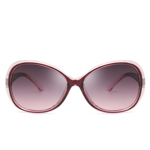 Solglasögon Damsolglasögon med blank ram och UV400 fodral