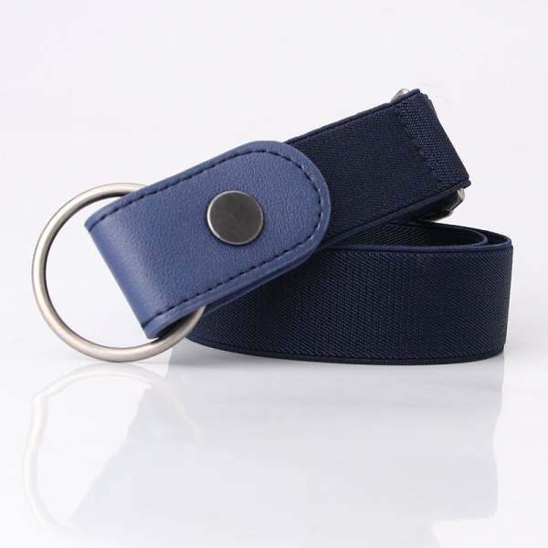 Women's Jeans Relaxed Invisible Elastic Belt No Hole Decorative Lazy Belt