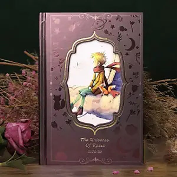 Den lille prinsen målarbok illustrerad dagbok DIY handbok anteckningsbok A