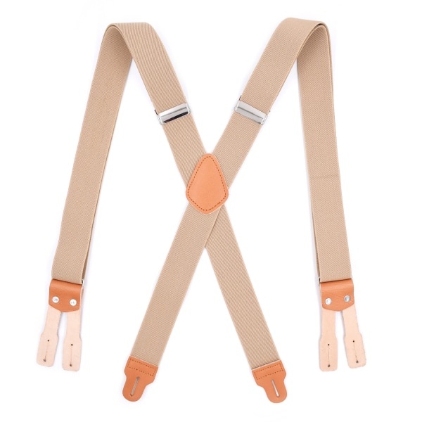 Men's suspender, men's elastic suspender, X-shaped adjustable clip closure thin suspender, suspender