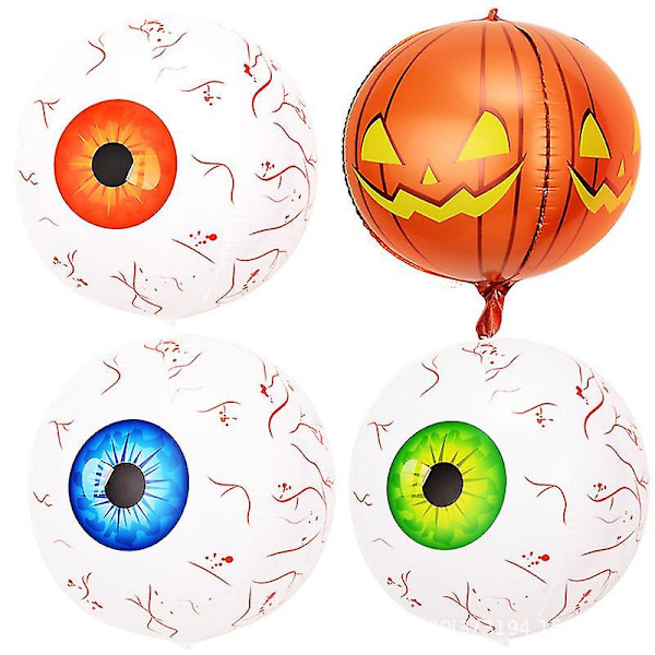 Halloween Dekoration 22 Zoll 4d Aluminium Folienballons (e Stil) 5 Stück