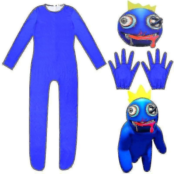 Rainbow Friends Costume Kids Boys Monster Wiki Cosplay Horror Game Roblox Halloween Jumpsuit Canival Birthday Party Costume