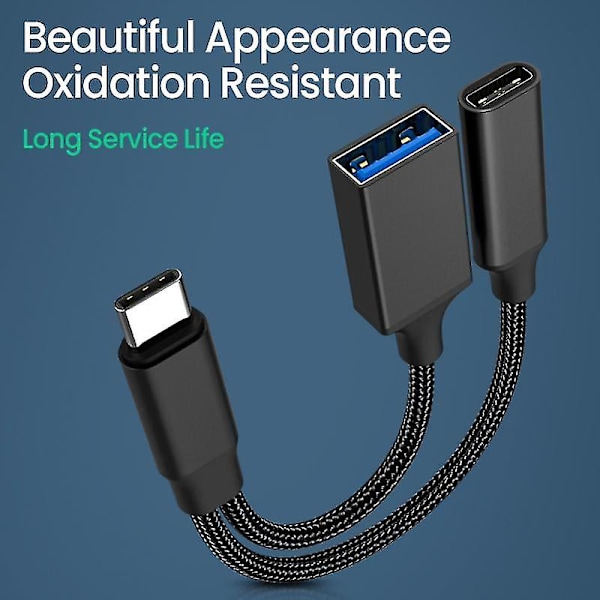 2024, Firewire IEEE 1394 6-polet Hun F til USB Han M Kabeladapter Konverter Stik