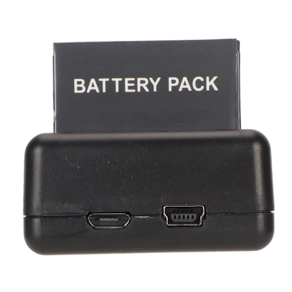 Kameraoplader og batteri Dual Channel USB-kamerabatterioplader og 3-pak 1600mAh 3,8V genopladelige batterier