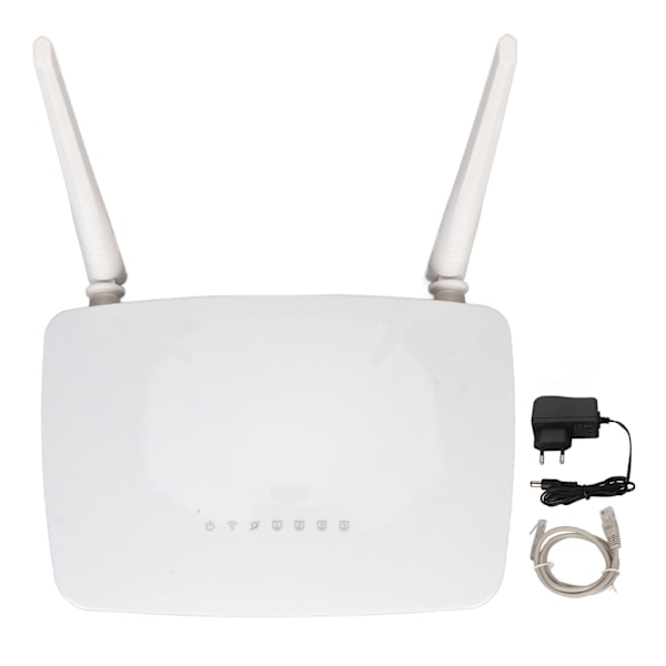 Trådløs router professionel høj hastighed 300Mbps WiFi hotspot router med eksterne antenner til kontorarbejde EU-stik