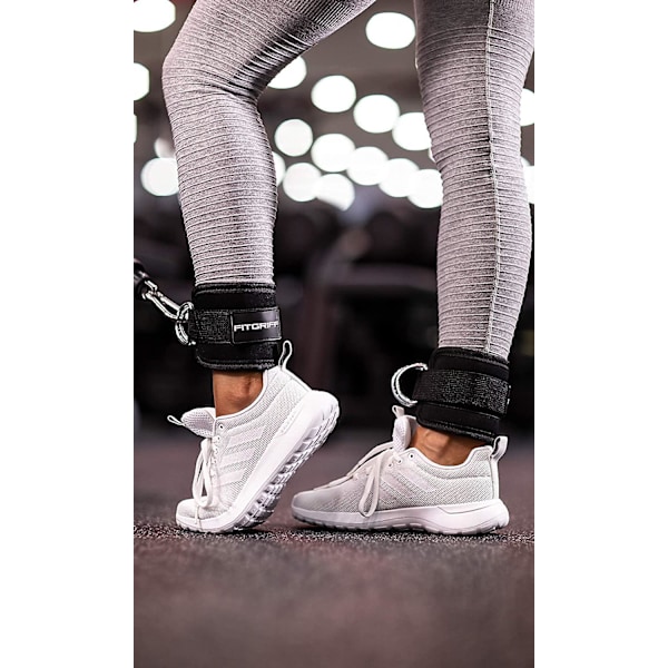 St ankle straps för kabelmaskiner och motståndsband