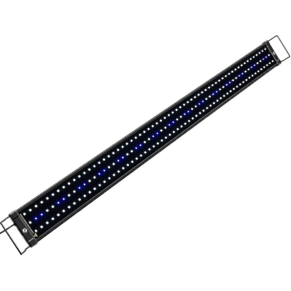 Akvarieljus, LED-rampljus för sötvattenakvarium, akvarieväxtljus, 2 lägen LED-akvarieljus, 120-150 cm, 32 W, 7000 K-YuJia