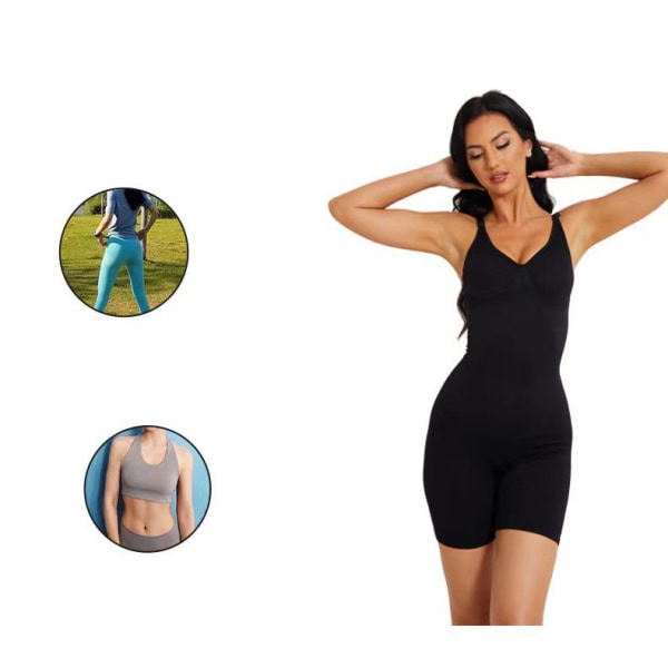 Kvinnors formande body shaper shapewear buk kontroll bodysuit body shaper osynlig postpartum reducer