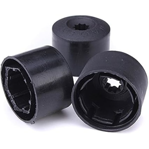 20 Pyöränmutterin Suojatulppa 17mm Yhteensopiva VW Golf Mk4 Passat Audi Beetle -malleihin