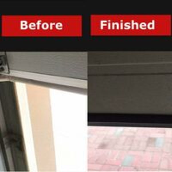 Universell DIY garageports nedre tröskel gummilist tätningslist väderlist ersättning översvämningsskydd för garageportar isolering längd 2,5 m tjock