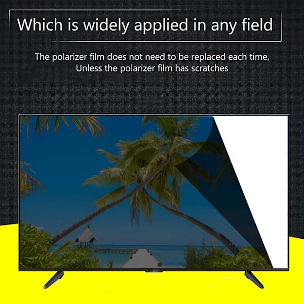 Lineaarinen polarisaatiokalvo LCD/LED polarisoitu suodatin polarisaatiokalvo polarisaatioon 5 kpl