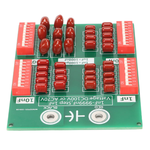 Programmerbar kondensatorplate 1nF til 9999nF 4 desimaltall trinn 1nF kondensatorplate for industriell elektronikk