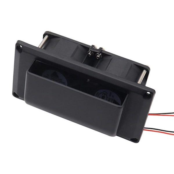 for DC 12V Kjøkkenvifte Avtrekksvifte for Campingvogn Tilhenger Universal RV Interiør Luft Svart