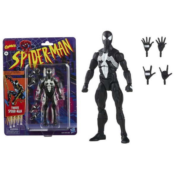 Marvel Legends Series Actionfigur svart Spindelmannen