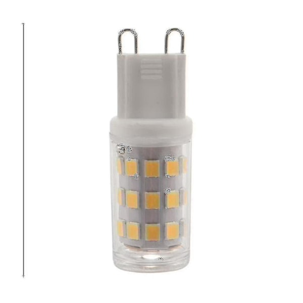 6 st G9 LED-lampor, 3W halogenlampor, G9 sockel energibesparande LED-lampa, naturligt vit, 360lm, AC 220-240