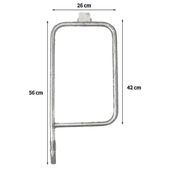 Rustfrit stålgrillbrænder-reparationskit reservedele til Weber Q300, Q320, Q3200, 404341, 57060001, 586002, 65032 gasgrilltilbehør