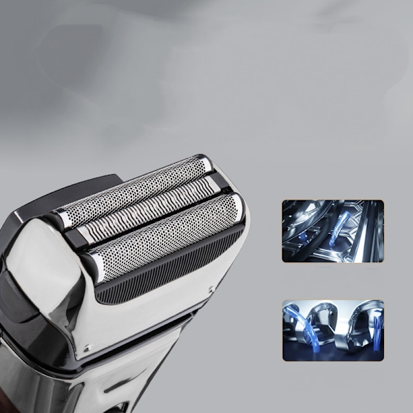 Braun Series 3 ProSkin Elektrisk Barbermaskin, Elektrisk Barbermaskin for Menn med Utskyvbar Presisjonstrimmer, Sensitive Blader, Våt og Tørr, Svart Barbermaskin
