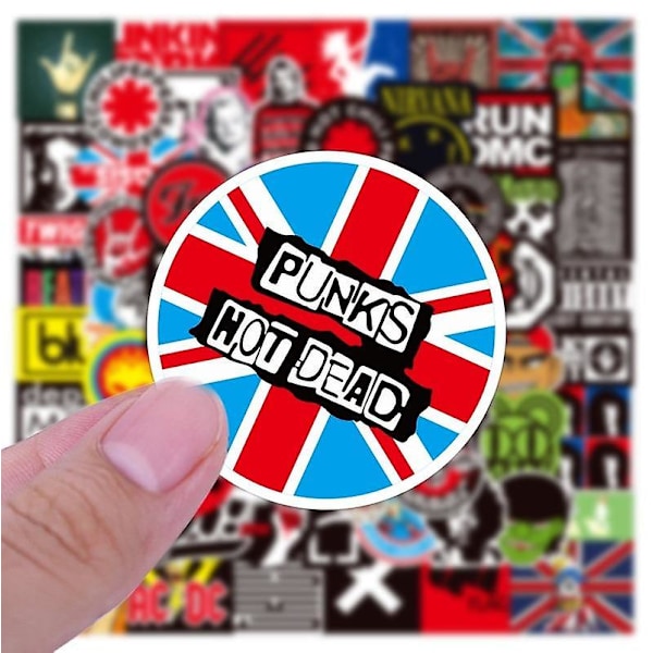 Fashions Rock Musik Graffiti Stickers | Graffiti Stickers Motorcykel - 10/50/100st