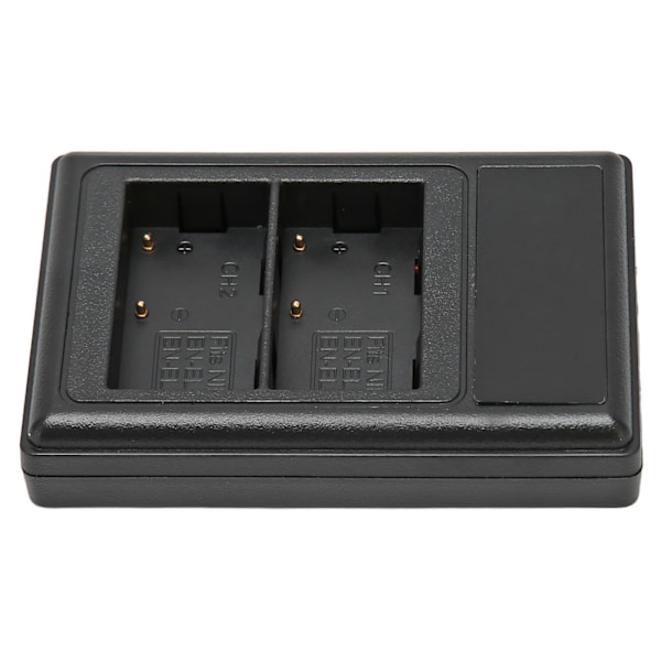 Kamera Batteri Oplader USB Dobbelt Batteri Oplader med Strømdisplay til Nikon D90 D80 D90s D700 D300 D300S D200 D70 D50