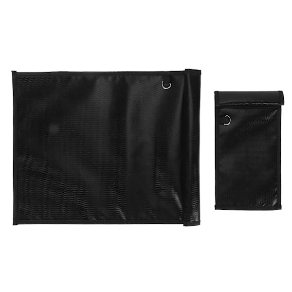 2pcs Faraday Bag for Phones and Car Keys Signal Blocking Bag Waterproof Fireproof Radio Frequency Identification Faraday Pouch